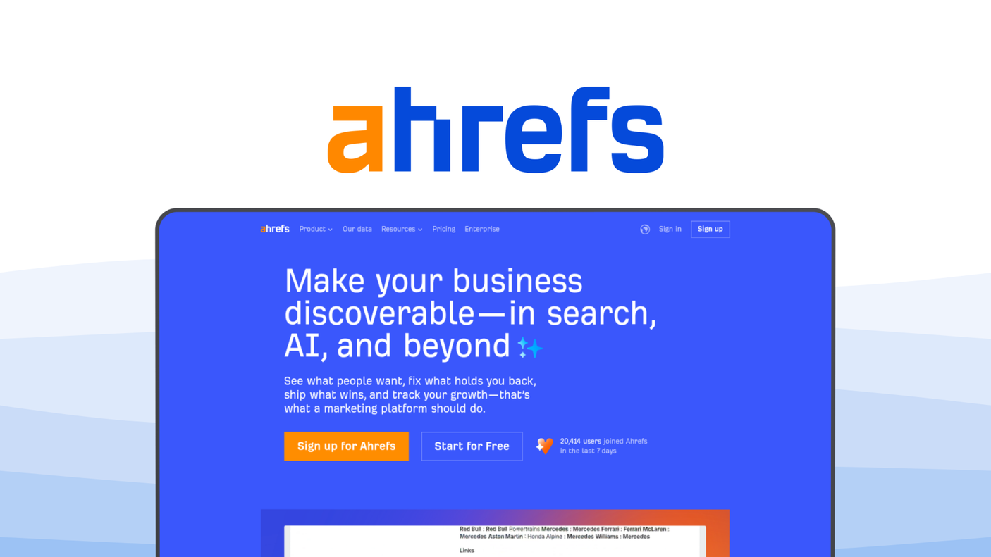 Ahrefs a seo tool, featuring site explorer, keywords explorer, content explorer, rank tracker, site audit, backlink analysis, brand radar.