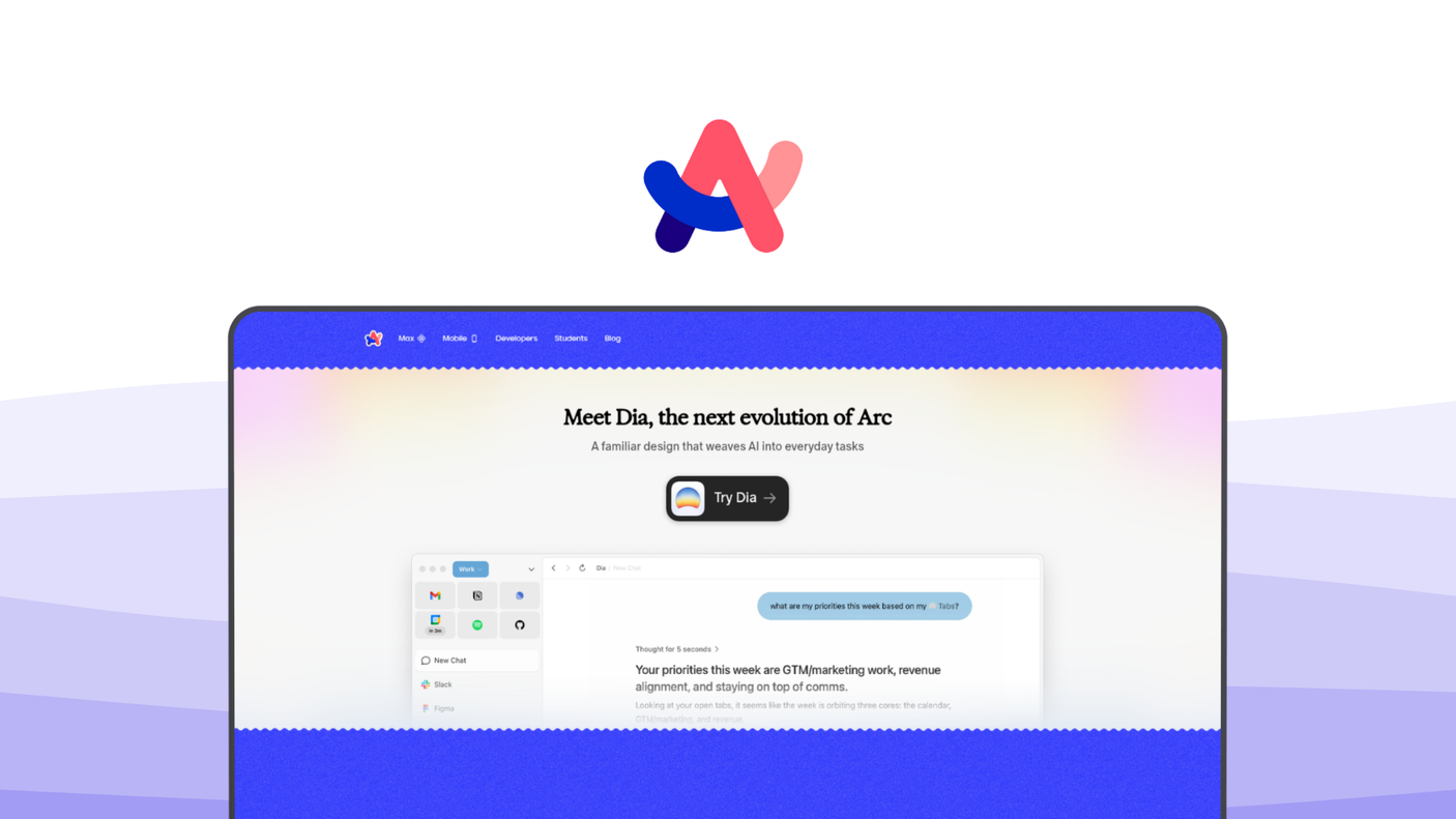 Arc a web browser tool, featuring spaces and profiles, split view, command bar, little arc, easels.
