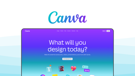 Canva a photo editor tool, featuring magic studio, brand kit, background remover, real-time collaboration, templates.