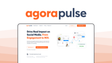 Agorapulse a social media management tool, featuring social unified inbox, social media publishing, social listening, roi reporting, mobile app.