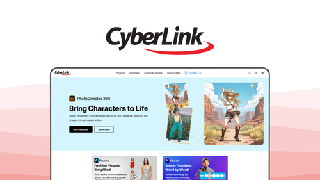 PowerDirector a video editor tool, featuring ai body effects, video collage, chroma key, ai object mask, screen recorder.