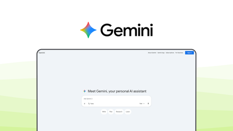Google Gemini an ai assistant tool, featuring 2m token context, native multimodal, deep research, google workspace, custom gems.