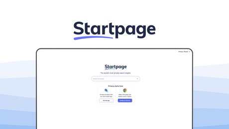 Startpage a search engine tool, featuring google results, anonymous view, no tracking, unprofiled search, region filter.