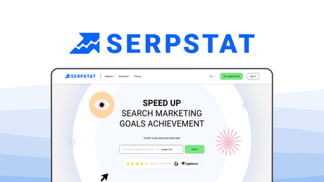 Serpstat a seo tool, featuring keyword research, rank tracking, site audit, backlink analysis, competitor research, batch analysis.