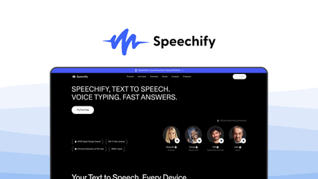 Speechify a voice generator tool, featuring natural voices, voice typing, podcast creation, offline listening, multilingual accents, speed control, file support.