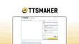 TTSMaker a voice generator tool, featuring free voices, multilingual support, fast generation, download audio, online tts.