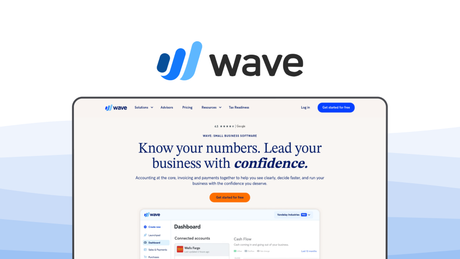 Wave an accounting tool, featuring unlimited invoicing, expense tracking, receipt scanning, payment processing, bank imports.