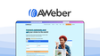 AWeber an email marketing tool, featuring ai writing assistant, canva integration, visual automation, landing pages, push notifications.