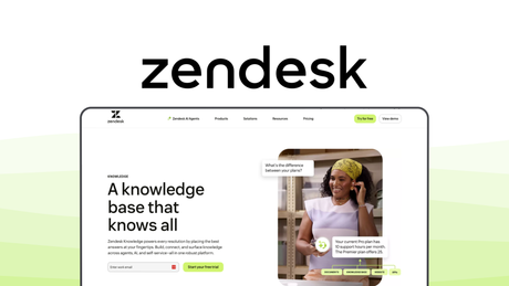 Zendesk Guide a knowledge base tool, featuring ai powered answers, self service portal, multilingual support, ticket deflection, content analytics.