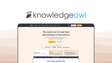 KnowledgeOwl a knowledge base tool, featuring simple editor, version control, custom branding, powerful search, role-based access.