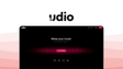 Udio a music generator tool, featuring text to song, advanced editing, audio upload, style blending, stem download.