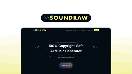 Soundraw a music generator tool, featuring beat customization, instrument mixing, royalty free, structure control, stem export.