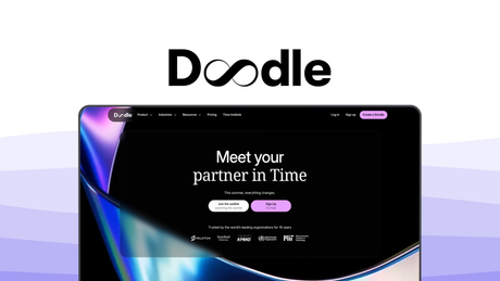 Doodle a scheduling tool, featuring group polls, booking pages, calendar integration, reminders.