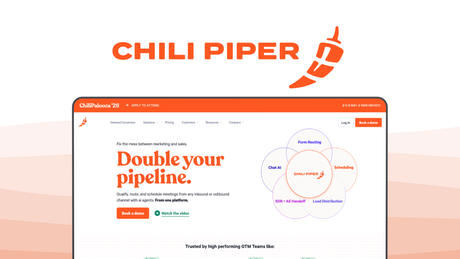 Chili Piper a scheduling tool, featuring lead routing, crm integration, instant bookings, automation workflows.