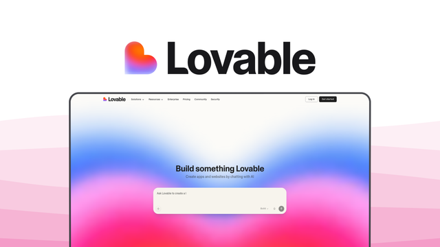 Lovable a vibe coding tool, featuring full stack generation, prompt to app, one click deploy, visual editor, github sync.