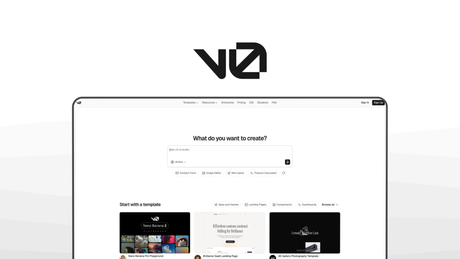 v0 a vibe coding tool, featuring generative ui code, prompt based design, react components, tailwind support, iterative refinement.