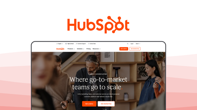 HubSpot CRM a customer relation management tool, featuring contact management, pipeline tracking, email integration, meeting scheduling, deal management.