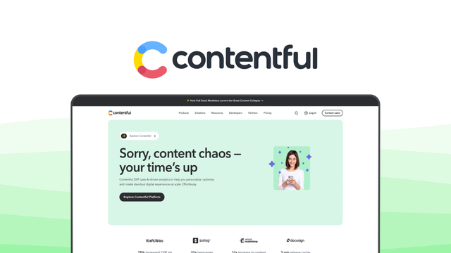 Contentful a cms tool, featuring headless delivery, content modeling, api first.