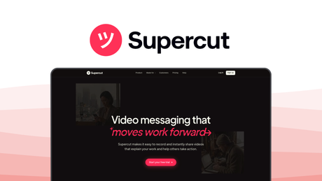 Supercut a screen recording tool, featuring async collaboration, ai highlights, team sharing, smart chapters.