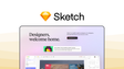 Sketch an ui ux tool, featuring vector editing, symbol components, offline capability, plugin support, smart layouts.