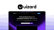 Uizard an ui ux tool, featuring ai ui generation, text to ui, sketch to design, rapid prototyping, code export.