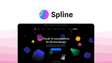 Spline an ui ux tool, featuring 3d scene creation, real-time collaboration, webgl export, physics simulations, interactive 3d.