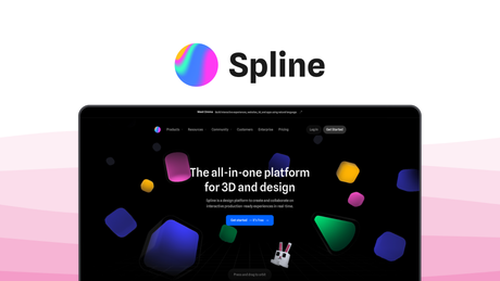 Spline an ui ux tool, featuring 3d scene creation, real-time collaboration, webgl export, physics simulations, interactive 3d.