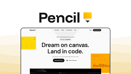 Pencil an ui ux tool, featuring ide canvas integration, real code output, ai agent support, git control, figma paste.