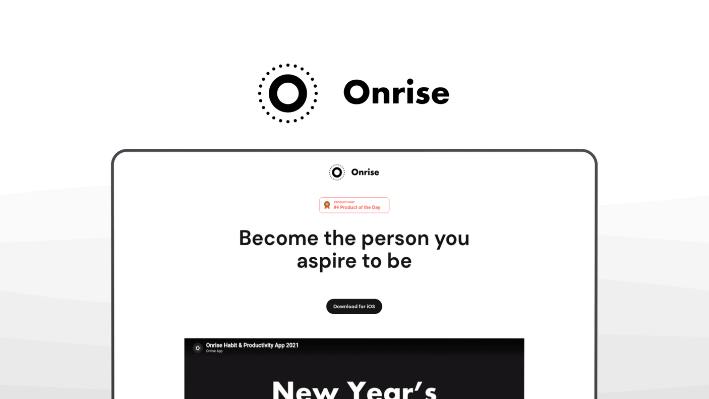 Onrise a habit tracker tool, featuring habit tracking, pomodoro timer, daily journal, custom reminders, widget support.