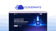 Cloudways a web hosting tool, featuring cloud hosting, server scaling, managed security, performance cache, multi-cloud support.