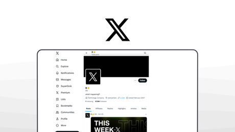 X a social media platform tool, featuring real-time trends, audio spaces, niche communities, post lists, verified accounts.