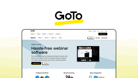 GoToWebinar a webinar tool, featuring reliable streaming, polls q&a, automated emails, analytics dashboard, custom registration.