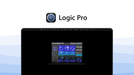 Logic Pro an audio editor tool, featuring ai session players, midi sequencing, advanced mixing, spatial audio.