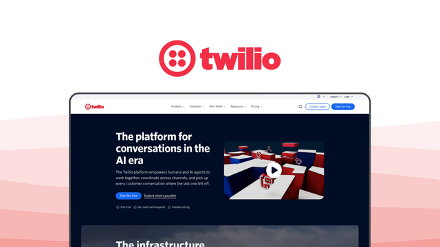 Twilio a sms marketing tool, featuring programmable api, global messaging, multi-channel support, workflow automation.
