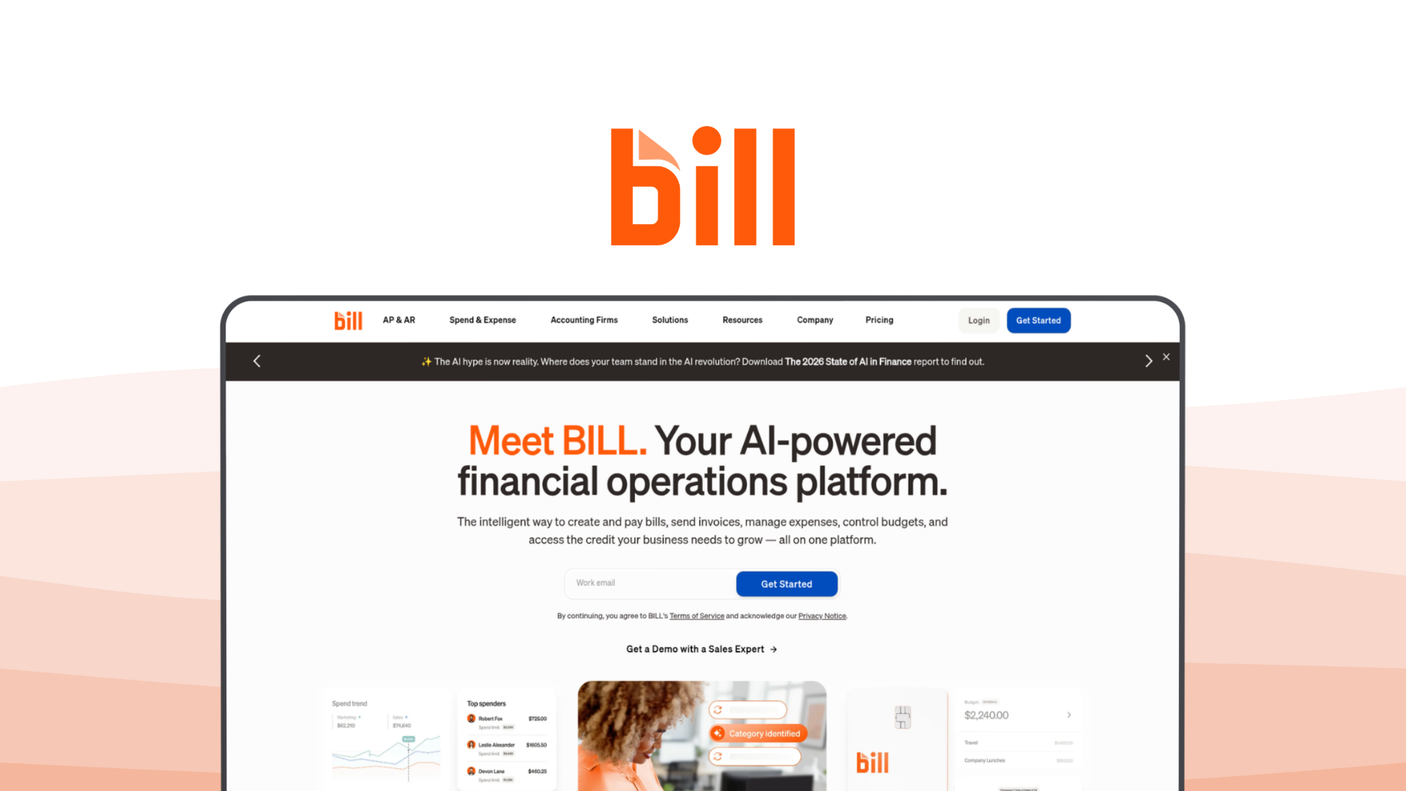 BILL an invoice tool, featuring ap automation, payment scheduling, approval workflows, invoice capture, erp integration.