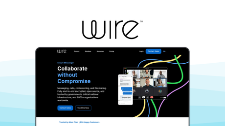 Wire a team communication tool, featuring secure messaging, encrypted calls, file sharing, end-to-end encryption, team collaboration.