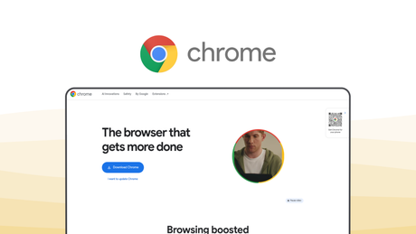 Google Chrome a web browser tool, featuring vast extension library, seamless google sync, tab grouping, password checkup, cast functionality.