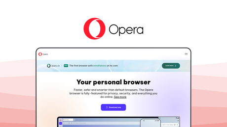 Opera a web browser tool, featuring free built-in vpn, sidebar messengers, tab islands, flow file sharing, battery saver.