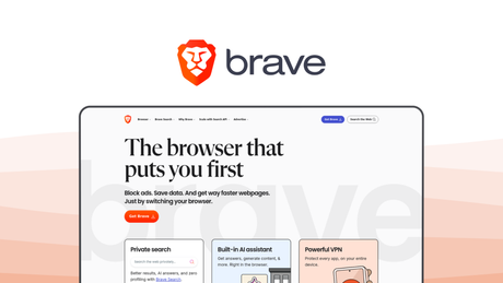 Brave a web browser tool, featuring brave shields, brave rewards, private tor tabs, playlist feature, background video.
