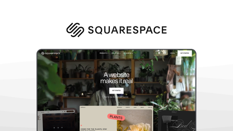 Squarespace a website builder tool, featuring award-winning designs, all-in-one platform, built-in ecommerce, curated style engine, detailed analytics dashboard.