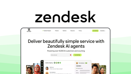 Zendesk a help desk tool, featuring unified ticketing, multi-channel support, automation, reporting, knowledge base.