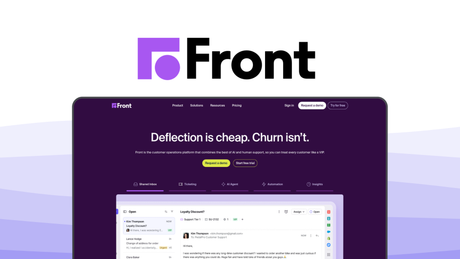 Front a help desk tool, featuring collaborative inbox, multi-channel, workflow automation, crm integrations, analytics.