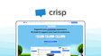 Crisp a help desk tool, featuring live chat, chatbot builder, shared inbox, crm integration, knowledge base.