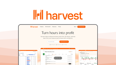 Harvest a time tracking tool, featuring integrated invoicing, expense tracking, visual capacity, timesheet approval, payment gateways.
