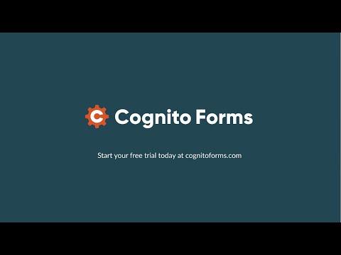 What is Cognito Forms? Demo & tutorial video.