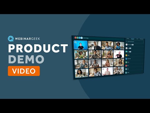 What is WebinarGeek? Demo & tutorial video.