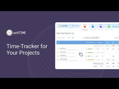 What is actiTIME? Demo & tutorial video.