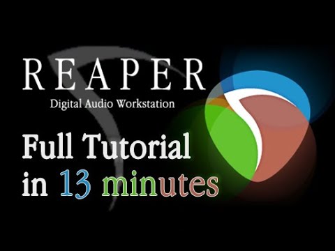 What is REAPER? Demo & tutorial video.