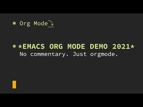 What is GNU Emacs? Demo & tutorial video.