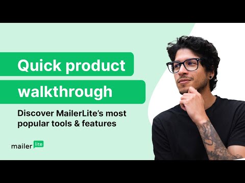 What is MailerLite? Demo & tutorial video.